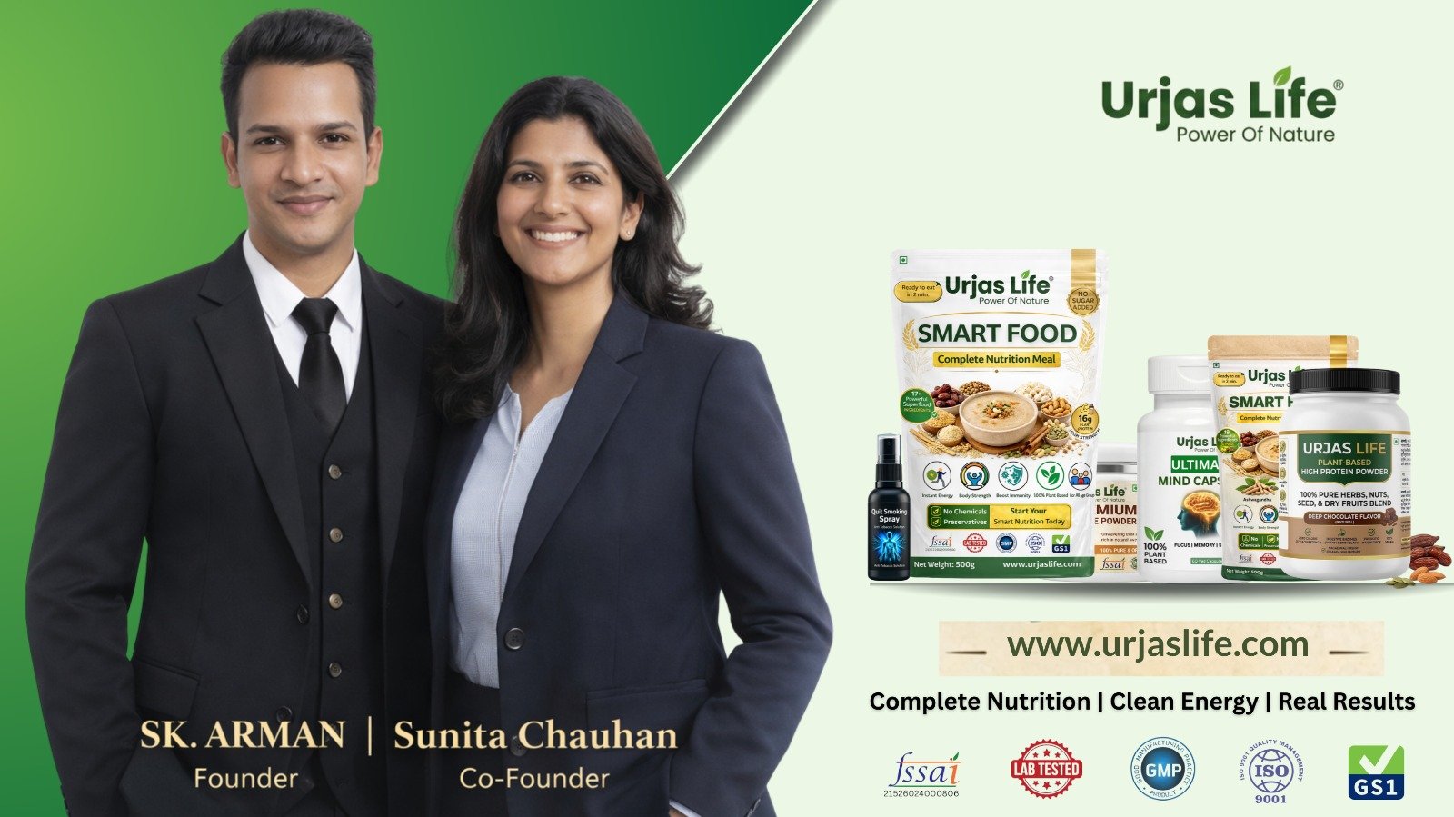 Urjas Life: India’s Fast-Growing Plant-Based Nutrition Brand Redefining Daily Health with Smart Food