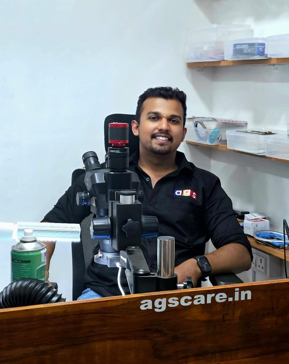 Arjun US – Mobile, Laptop & Electronics Repair Expert in Thiruvananthapuram | AGS Care & AGS The Research Center
