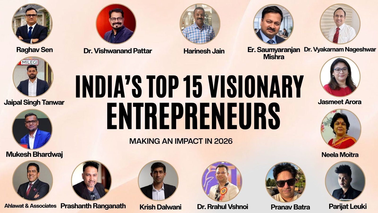 India’s Top 15 Visionary Entrepreneurs Making an Impact in 2026