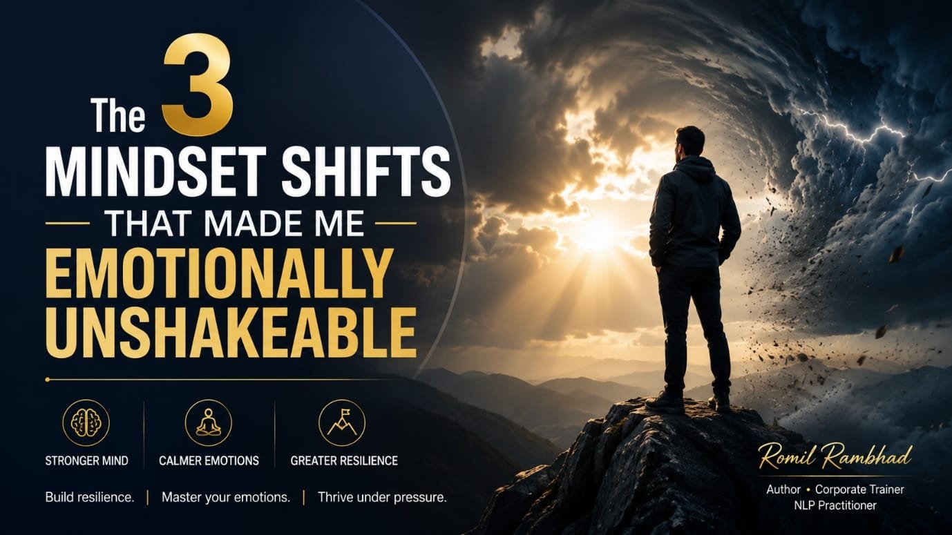 The 3 Mindset Shifts That Made Me Emotionally Unshakeable