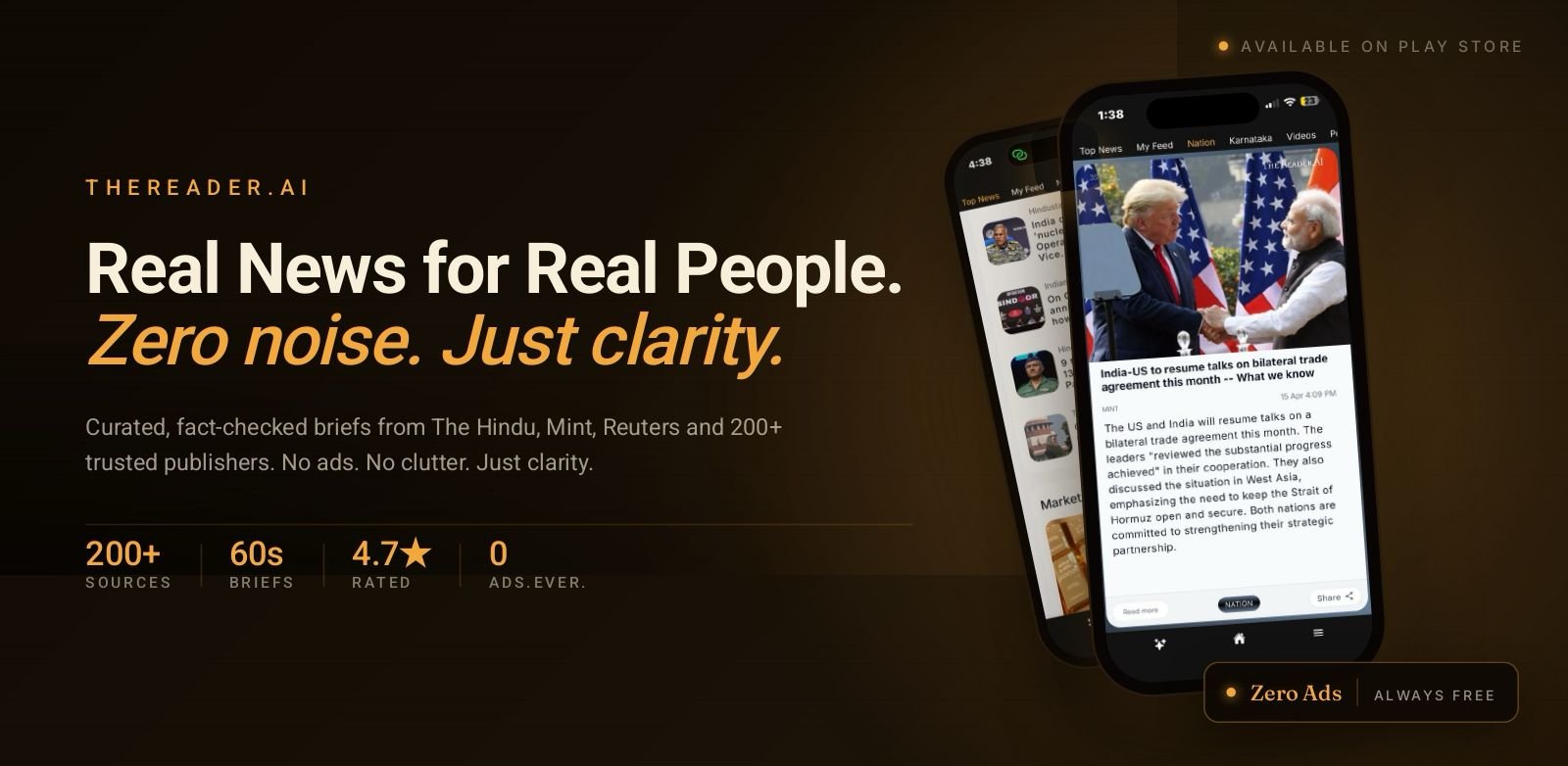 Beyond the Scroll: TheReader.AI — India’s New Way to Stay Informed, Ad-Free in 2026