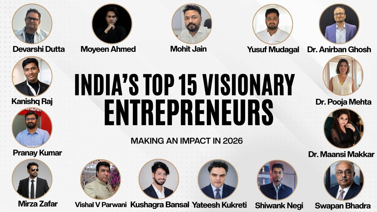 India’s Top 15 Visionary Entrepreneurs Making an Impact in 2026