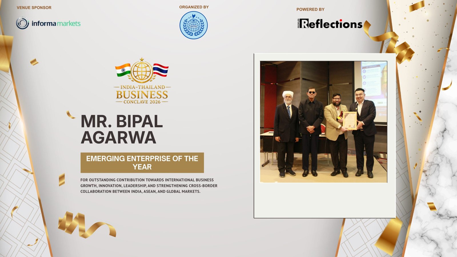 iTruck India Private Limited Receives “Emerging Enterprise of the Year” Award at India–Thailand Business Conclave 2026