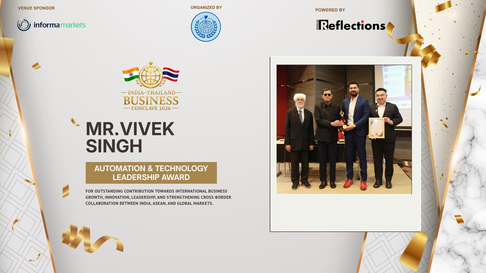AutomateDocs Solutions Private Limited Receives “IT Services Excellence Award” at India–Thailand Business Conclave 2026