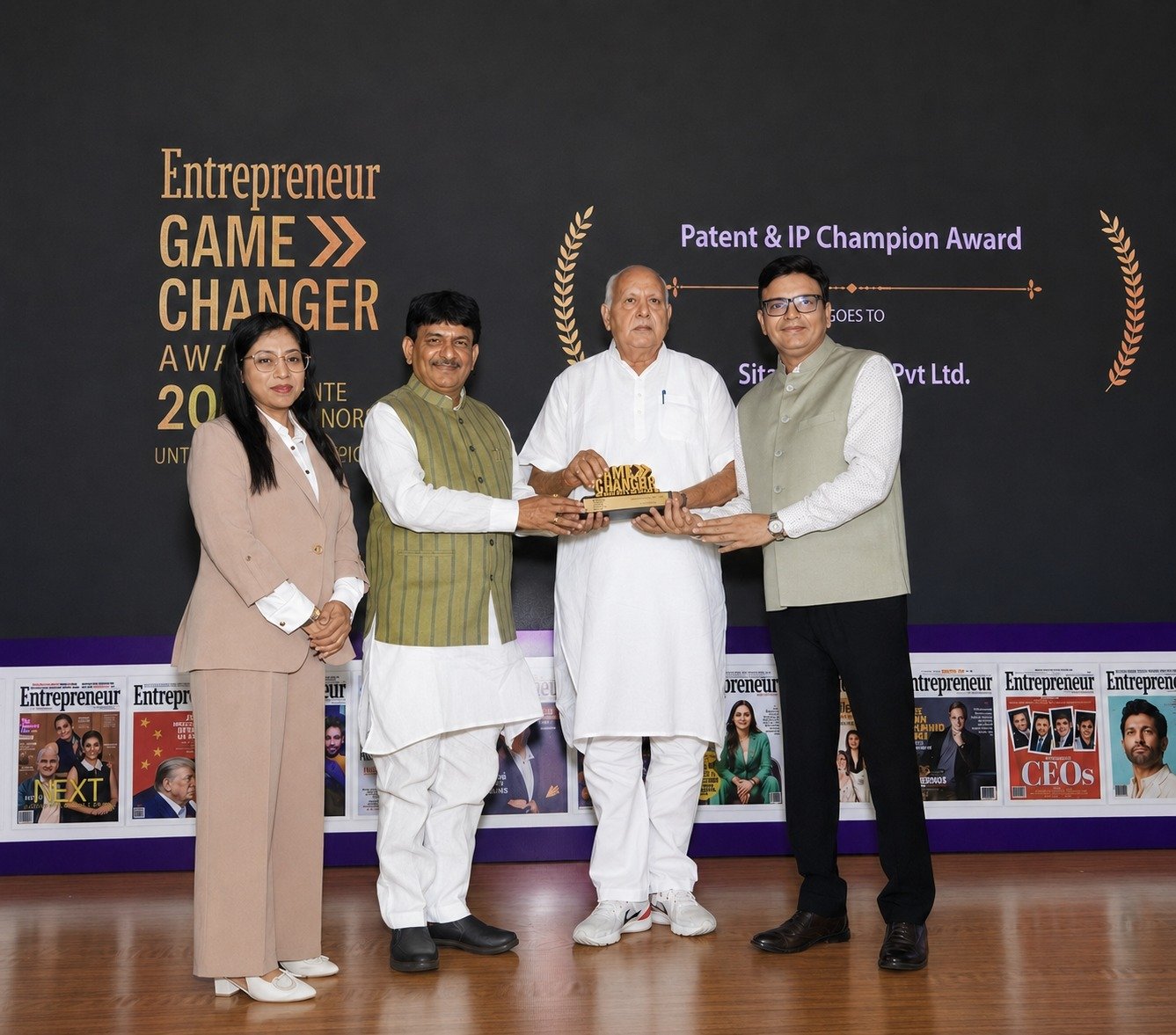 Sitabience IP Honoured With’ Patent & IPChampion Award’ At Entrepreneur Game Changer Awards 2026