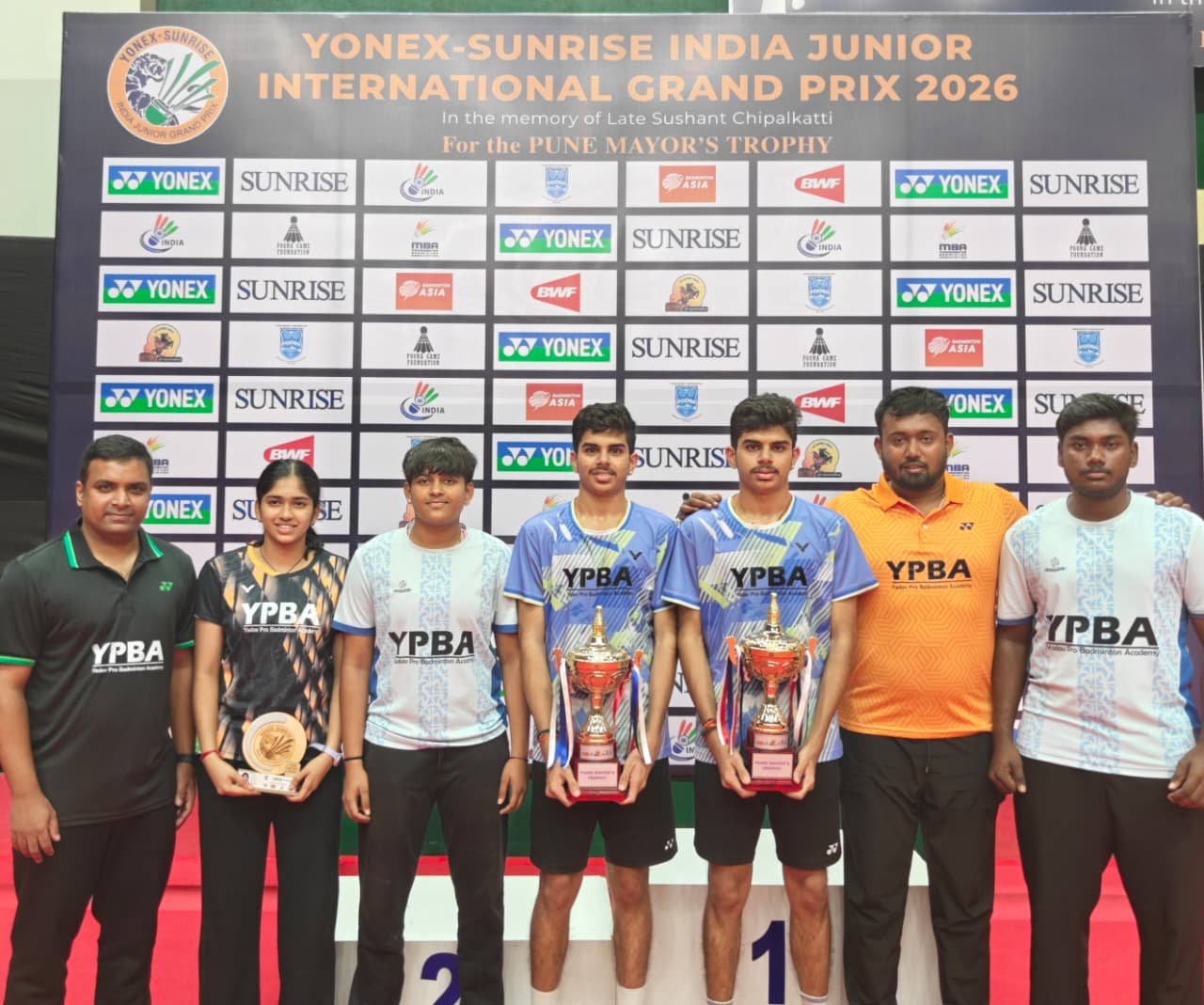 Anilkumar Raju Mandiraju Leads Indian Junior Badminton Contingent to Historic 5-Medal Haul at Yonex Sunrise India Junior International Grand Prix