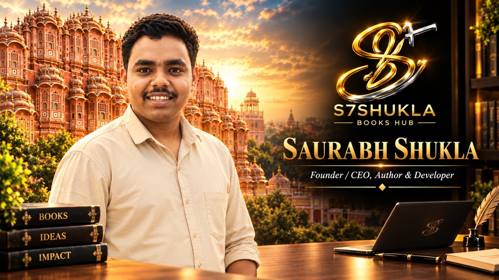 FROM PAGES TO PLATFORMS: HOW SAURABH SHUKLA (S7SHUKLA) IS BUILDING INDIA’S FIRST OTT-STYLE BOOKS HUB