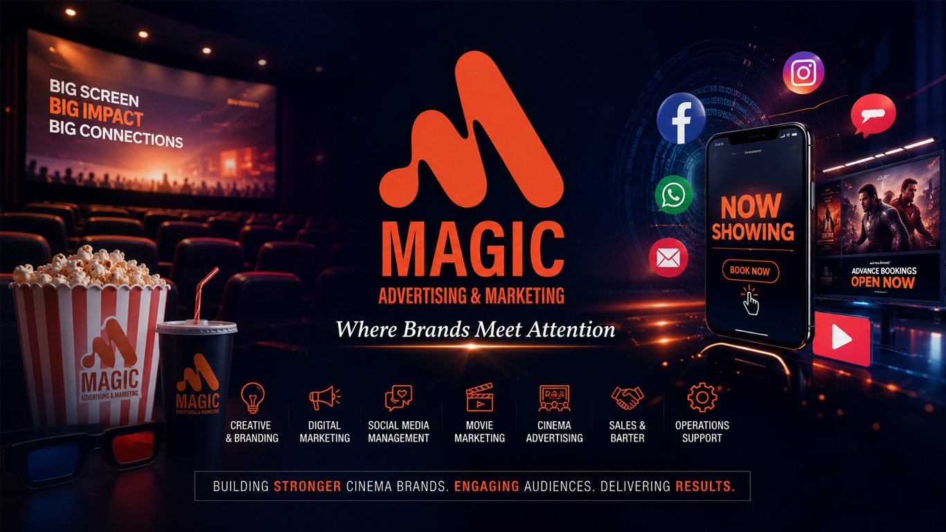 Magic Advertising & Marketing Expands Integrated Cinema Marketing Solutions for Exhibitors Across India