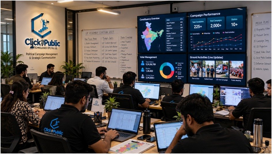 Click2Public: Integrated Political Campaign Management Across 10+ Indian States